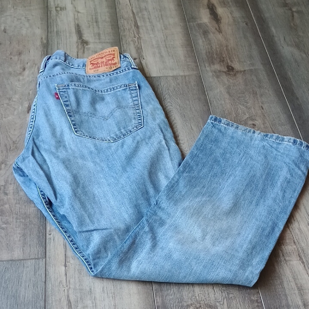Levi's Blue Straight Jeans Timeless Comfort
